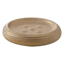 Porta Sapone Astrid Oro Ceramica 2,6x12x12 Cm