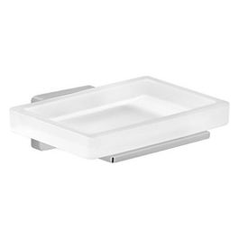 Porta Sapone Atena Cromato Metallo 3,9x11,5x10 Cm