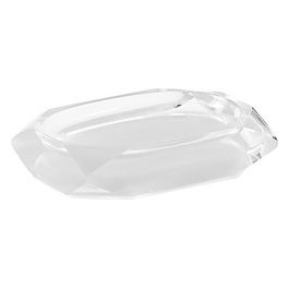 Porta Sapone Chanelle Bianco Resina 2,8x12x7,8 Cm