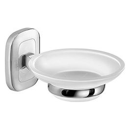 Porta Sapone Everest Cromato Metallo 7x10,7x13,6 Cm
