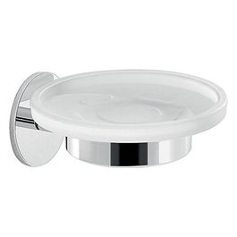 Porta Sapone Gea Cromato Metallo 5,5x11x11,5 Cm