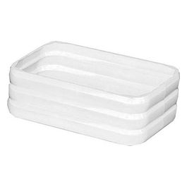 Porta Sapone Glady Bianco Resina 2,5x12,3x8 Cm