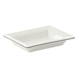 Porta Sapone Lucrezia Bianco Ceramica 2,2x13x10 Cm