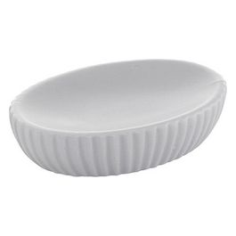 Porta Sapone Marika Grigio Ceramica 3x12x8,3 Cm