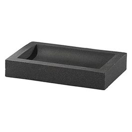 Porta Sapone Minerva Antracite Resina 2x12,6x8,5 Cm