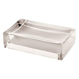 Porta Sapone Rainbow Tortora Chiaroiaro/Corda Resina 3x11x7 Cm