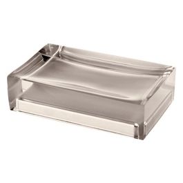 Porta Sapone Rainbow Tortora Resina 3x11x7 Cm