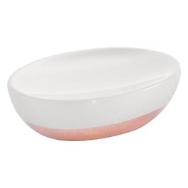 Porta Sapone Rita Bianco Ceramica 3,5x13x9,5 Cm