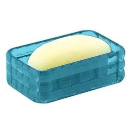 Porta Sapone Glady Turchese Resina 2,5x12,3x8 Cm