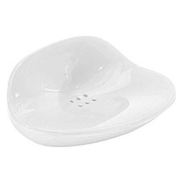Porta Sapone Moby Bianco Resina 5,5x15x12 Cm
