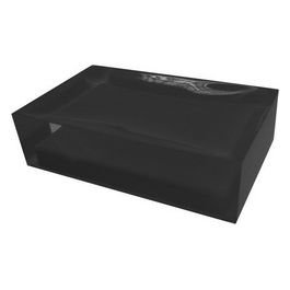 Porta Sapone Rainbow Nero Resina 3x11x7 Cm