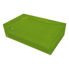 Porta Sapone Rainbow Verde Acido Resina 3x11x7 Cm