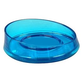Porta Sapone Flou Turchese Resina 4x13,8x12,5 Cm