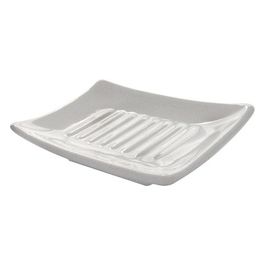 Porta Sapone Verbena Bianco Ceramica 2,5x11,5x8,5 Cm