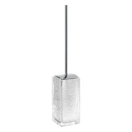 Scopino/Portascopino Antares Trasp/Bianco Resina 47x8,7x8 Cm