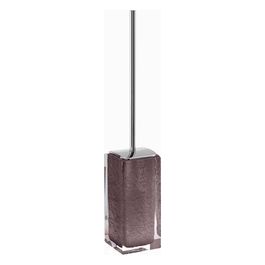 Scopino/Portascopino Antares Trasp/Marrone Resina 47x8,7x8 Cm