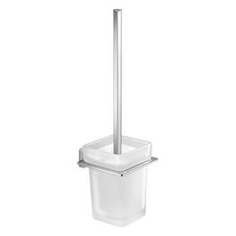 Scopino/Portascopino Atena Cromato Metallo 37,5x10,2x12 Cm