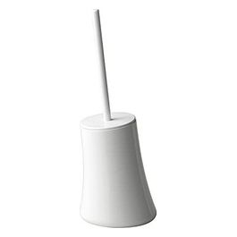 Scopino/Portascopino Flou Bianco Resina 36x12,6x12,6 Cm