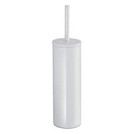Scopino/Portascopino Genziana Bianco Metallo 33x7,5x7,5 Cm