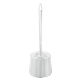 Scopino/Portascopino Zeno Bianco Resina 37x12x12 Cm