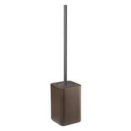 Scopino/Portascopino Dafne Frassino Tinto Noce Bambu 47x9,5x9,5 Cm