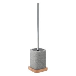 Scopino/Portascopino Nora Grigio Resina 46x10,5x10,5 Cm