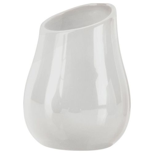 Gedy Porta Bicchiere Azalea Bianco Ceramica 13x9,8x9,8 Cm