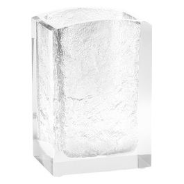 Bicchiere Antares Trasp/Bianco Resina 11,7x8x6,2 Cm