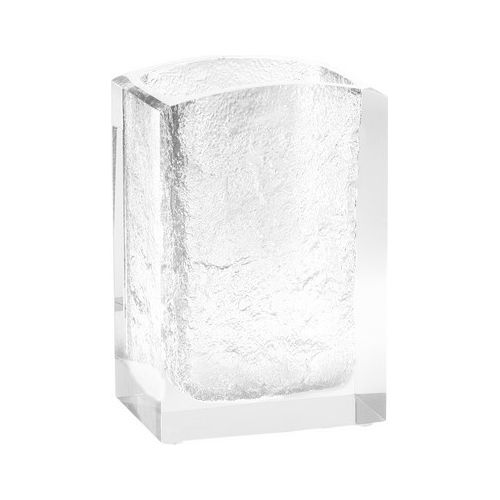 Gedy Bicchiere Antares Trasp/Bianco Resina 11,7x8x6,2 Cm