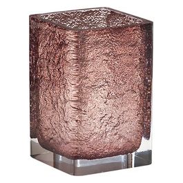 Bicchiere Giulia Trasp/Marrone Resina 11x7x7 Cm