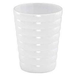 Bicchiere Glady Bianco Resina 11x8,5x8,5 Cm