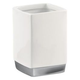 Bicchiere Lucy Bianco Ceramica 10,3x7,3x7,3 Cm