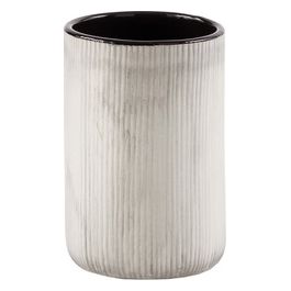 Bicchiere Naomi Grigio Ceramica 11,5x7,5x7,5 Cm