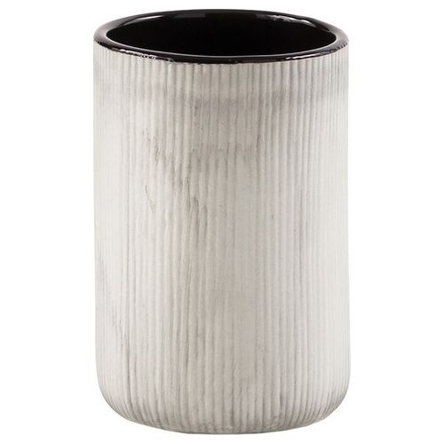 Gedy Bicchiere Naomi Grigio Ceramica 11,5x7,5x7,5 Cm