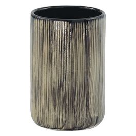 Bicchiere Naomi Nero Ceramica 11,5x7,5x7,5 Cm