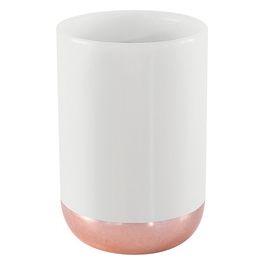 Bicchiere Rita Bianco Ceramica 10,5x7x7 Cm