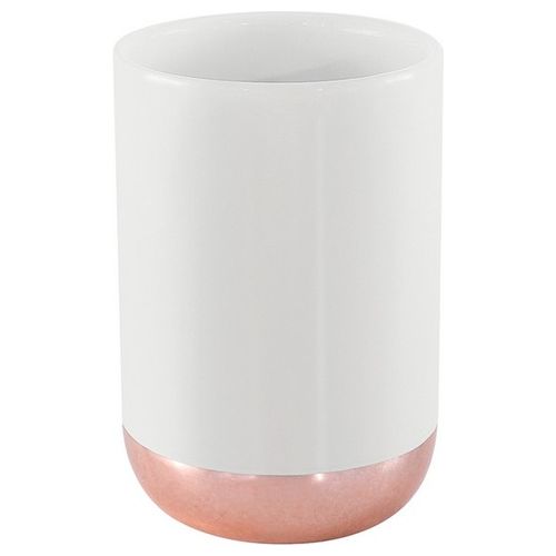 Gedy Bicchiere Rita Bianco Ceramica 10,5x7x7 Cm