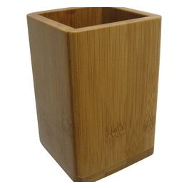 Bicchiere Bambu Faggio Naturale Bambu 11x7,4x7,4 Cm