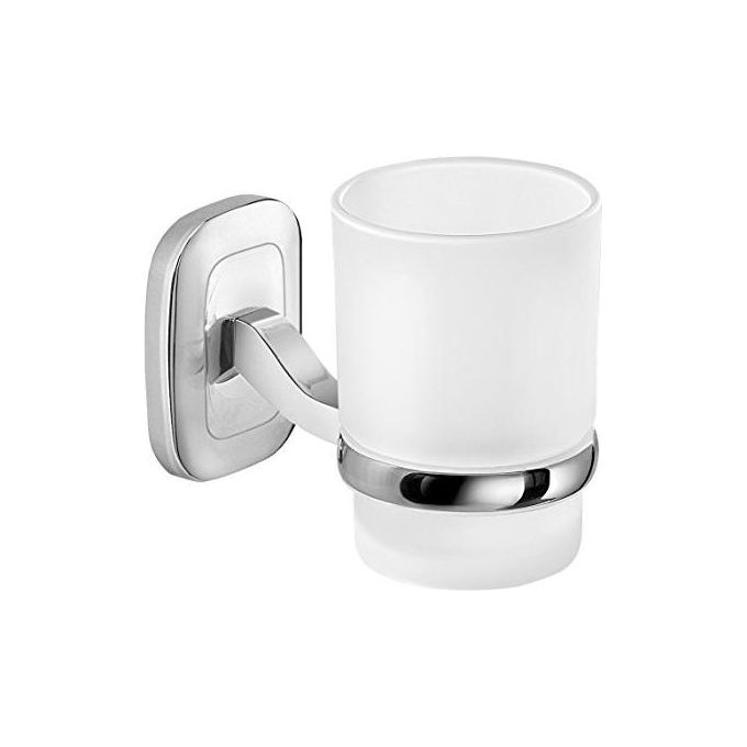 Gedy Porta Spazzolini Everest Cromato Metallo 9,4x6,8x11,6 Cm