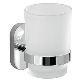 Porta Spazzolini Febo Cromato Metallo 10,5x6,8x10 Cm
