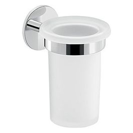 Porta Spazzolini Gea Cromato Metallo 12,5x8,3x10 Cm