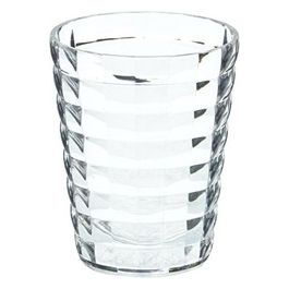Bicchiere Glady Silver/Alluminio/Incolore/Trasparente Resina 11x8,5x8,5 Cm
