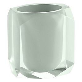 Bicchiere Chanelle Verde/Salvia/Menta Resina 10,5x9x7 Cm