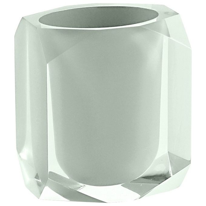 Gedy Bicchiere Chanelle Verde/Salvia/Menta Resina 10,5x9x7 Cm