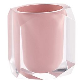 Bicchiere Chanelle Rosa Resina 10,5x9x7 Cm