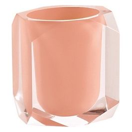 Bicchiere Chanelle Pesca Resina 10,5x9x7 Cm