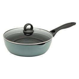 Padella Fonda Cooker con Coperchio 26 cm in Alluminio Forgiato Azzurro