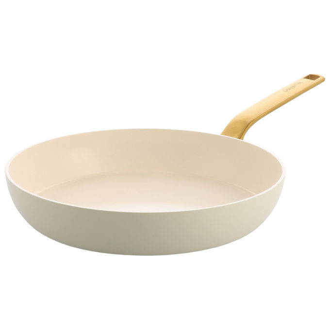 GreenPan CC009171-001 Evolution Padella Multiuso Diametro 30 cm Rivestimento in Ceramica Antiaderente Adatta a Tutti i Piani Cottura incluso Induzione Colore Crema
