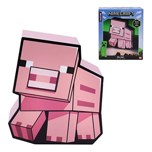 Paladone Box Light Minecraft Pig 2D