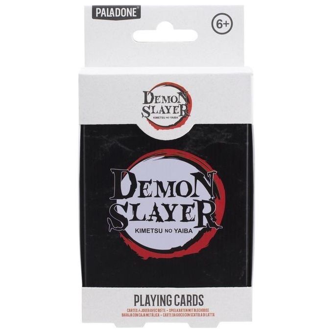 Paladone Carte da Gioco Demon Slayer Tin Box 52 Pezzi